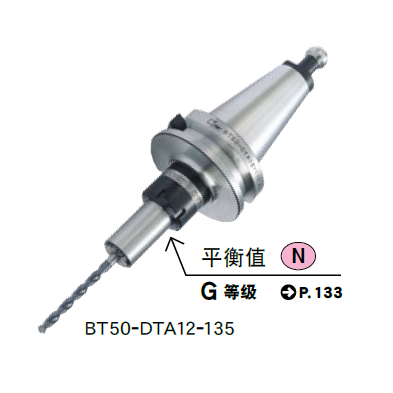 超彈性筒夾刀柄A型(DTA)